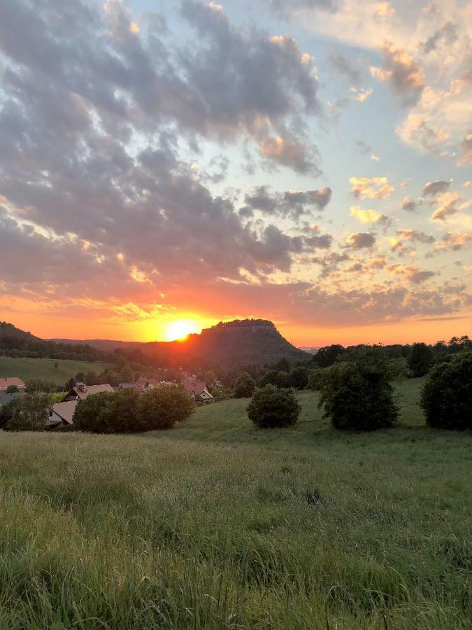 Fuchsbau Leilighet Königstein an der Elbe Eksteriør bilde